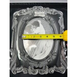 Ornate Picture Frame Baroque Rococo Lead‎ Crystal Oval Mikasa 9x11”